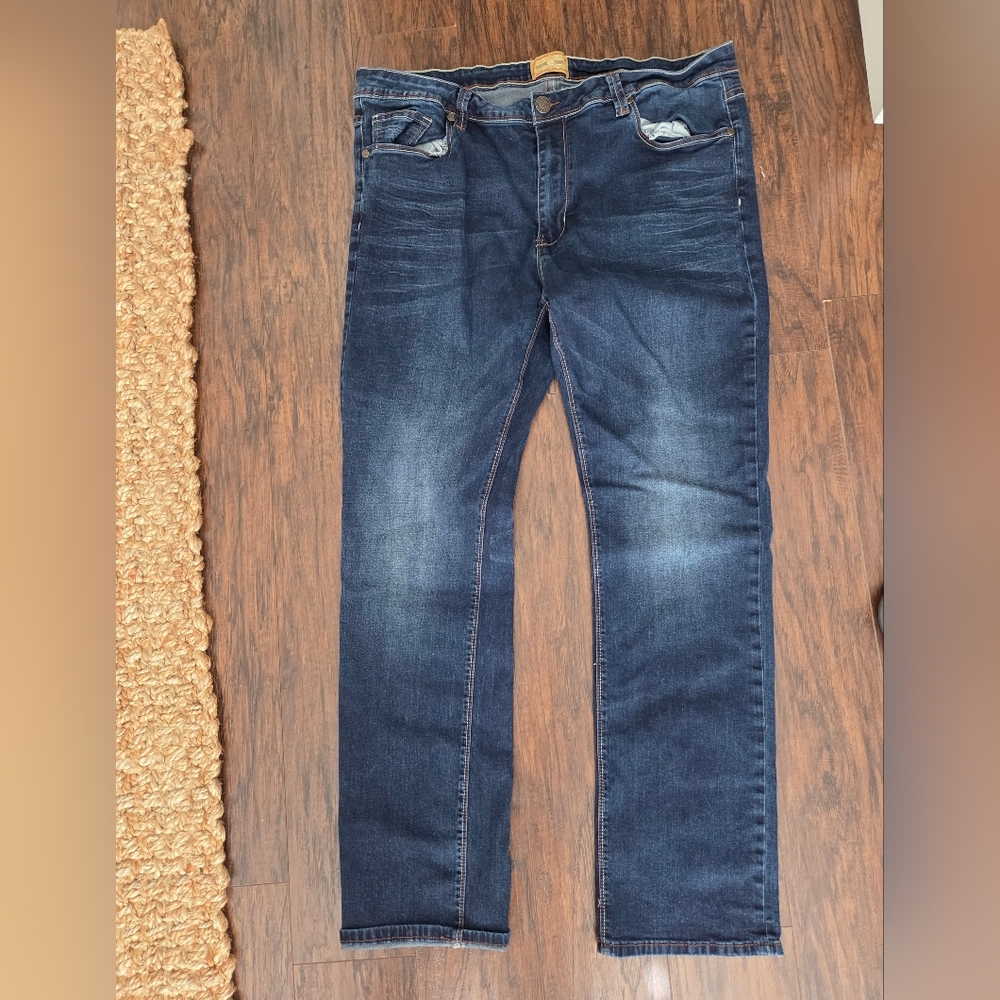 Native Men's Straight Jeans - Deep Blue